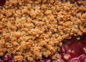 peach crumble recipe