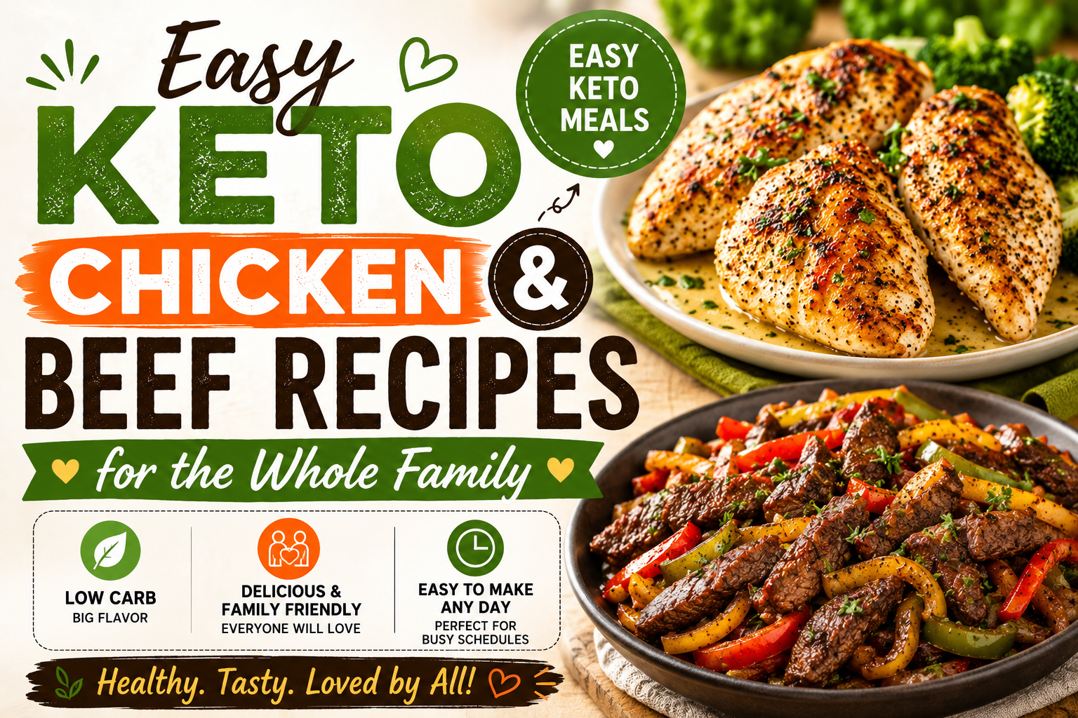 Keto Chicken and Beef Recipes