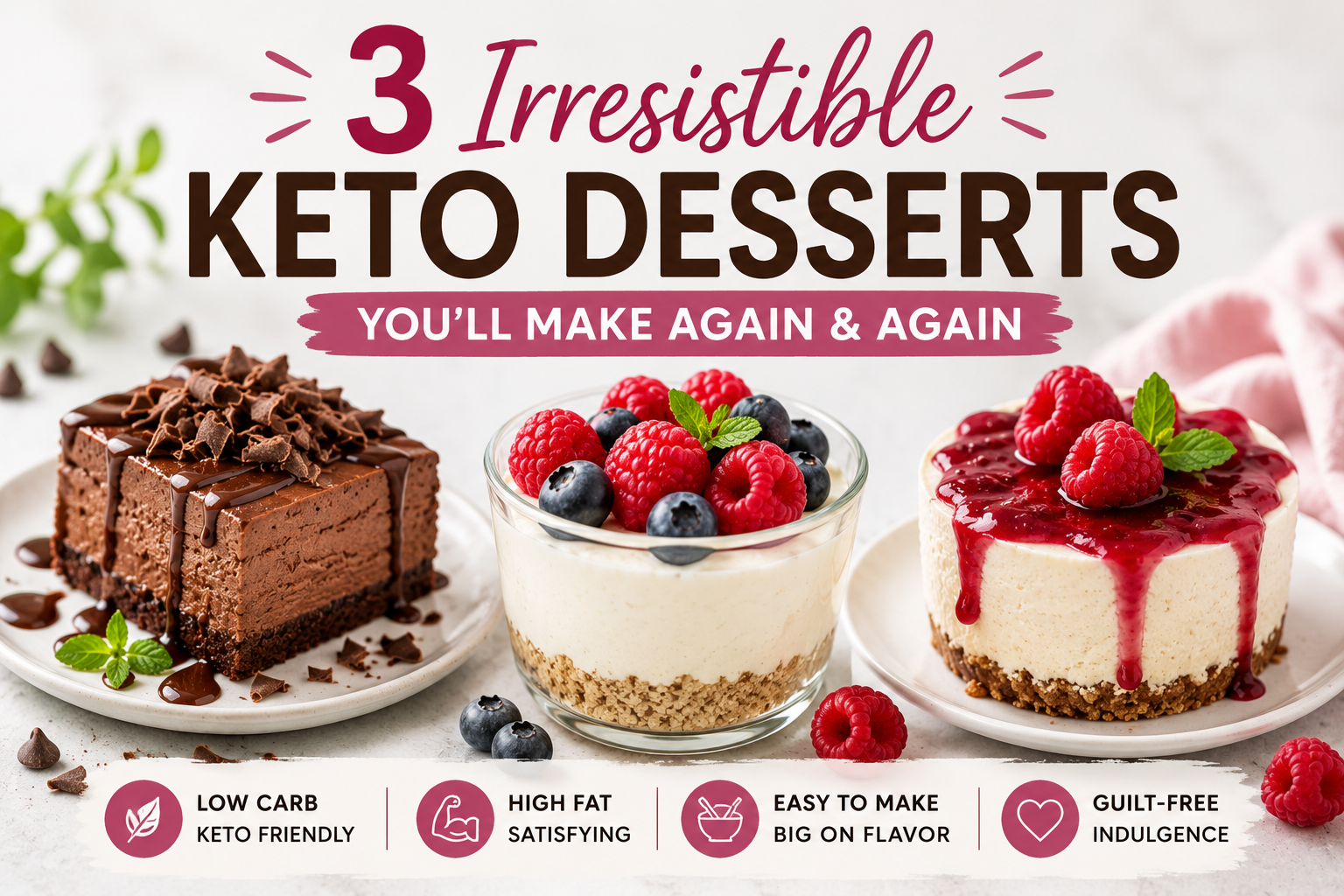 Keto Dessert Recipes