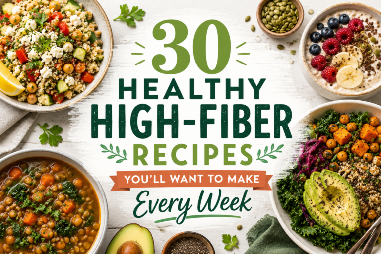 Flavorful High Fiber Recipes