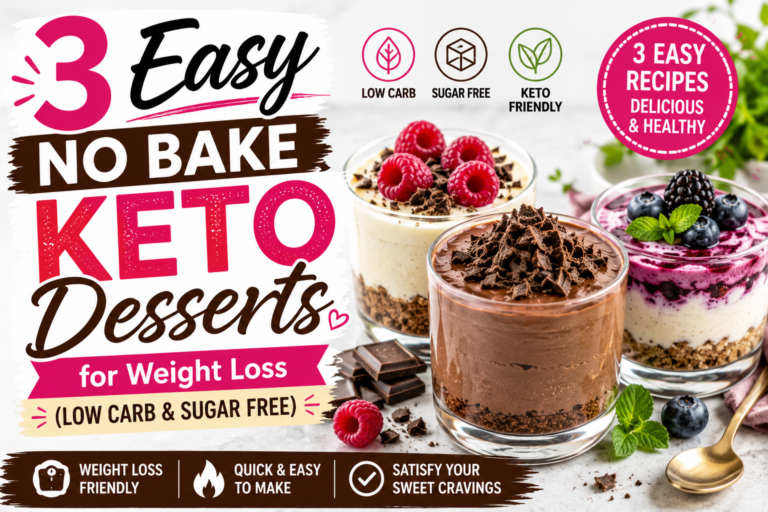 No Bake Keto Desserts