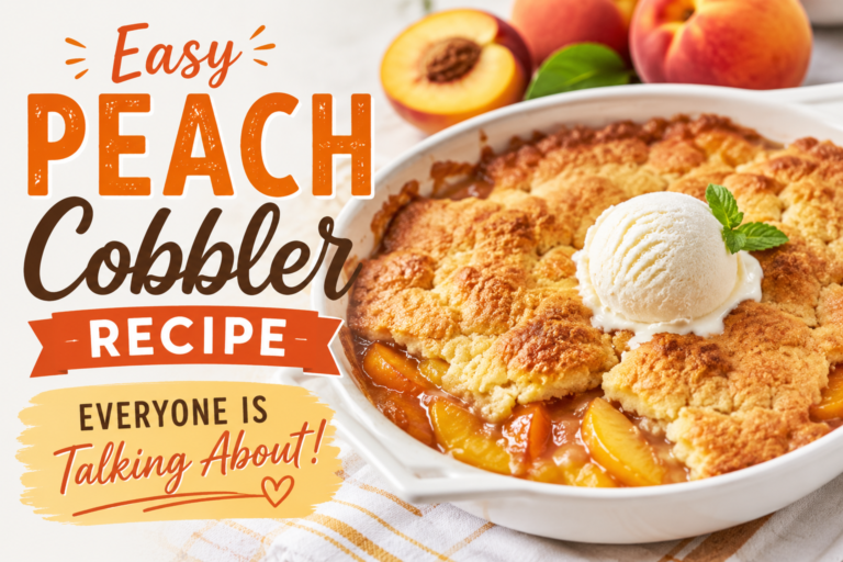 Fresh Peach Cobbler Recipe