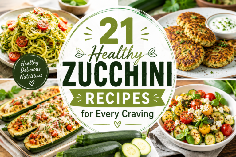 21 Healthy Zucchini Recipes for Every Craving