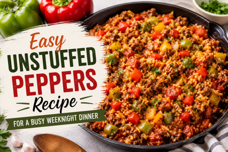Easy Unstuffed Peppers Recipe for a Busy Weeknight Dinner