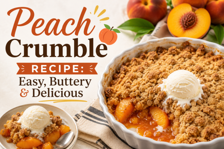 peach crumble recipe