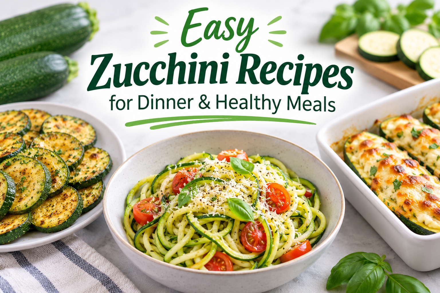 easy zucchini recipes