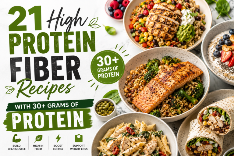 Flavorful High Fiber Recipes