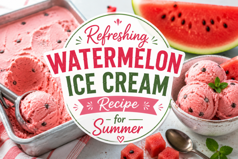 Refreshing Watermelon Ice Cream Recipe for Summer