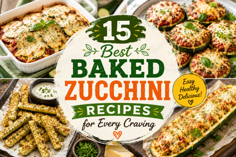 15 Best Baked Zucchini Recipes for Every Craving
