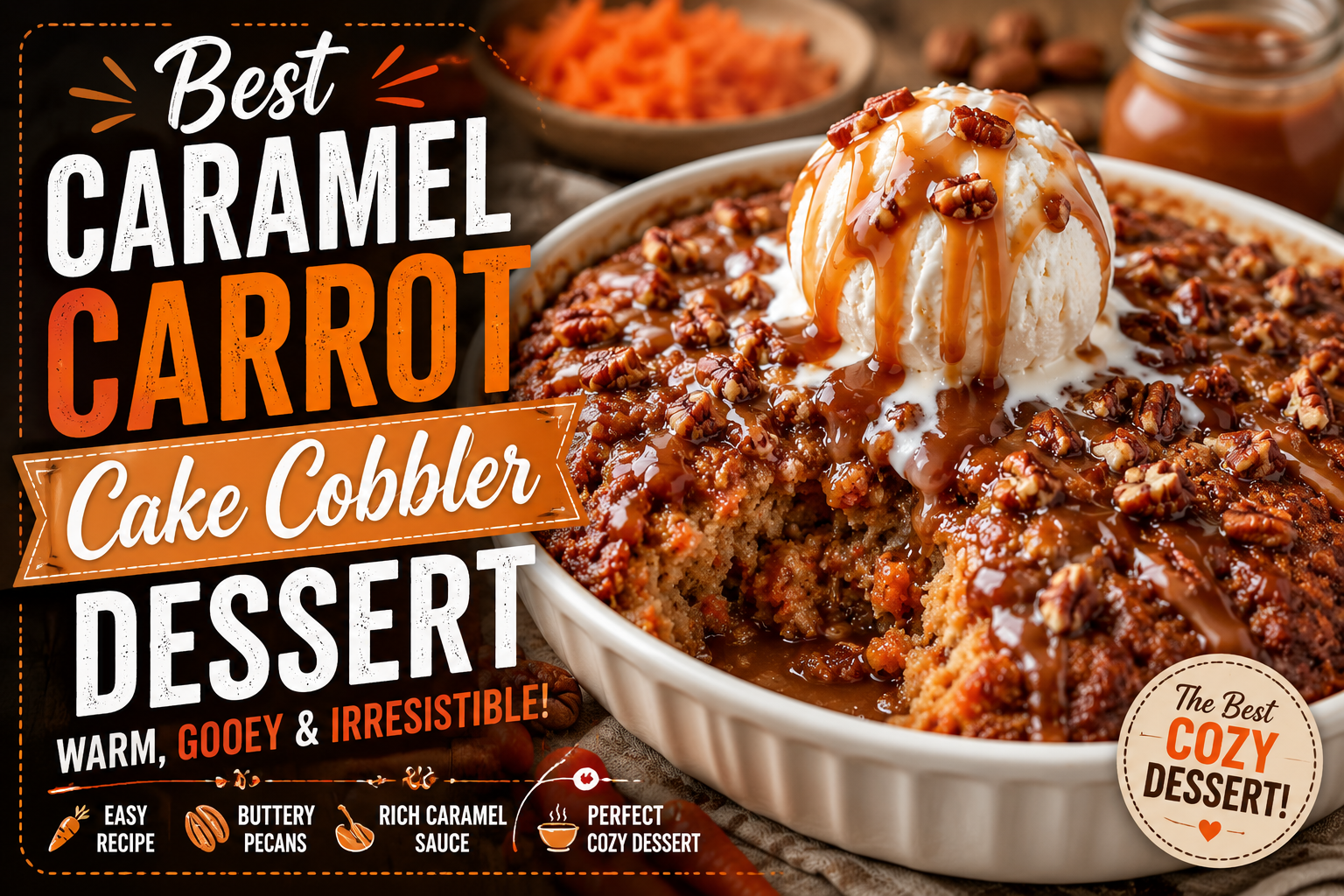 Carrot Cake Cobbler