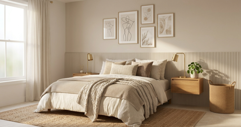 How to Create a Cozy Neutral Bedroom That Looks Expensive